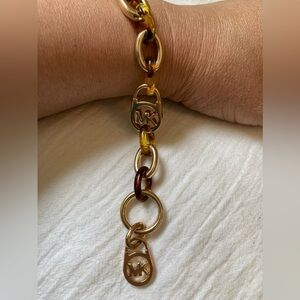 Michael Kors‎ MK Faux Tortoise & Chain Link Bracelet